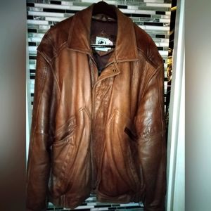 Vtg Saddlery Bomber Jacket XL